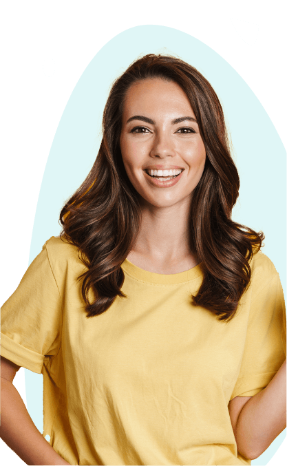 Smiley woman with beautiful teeth image sm